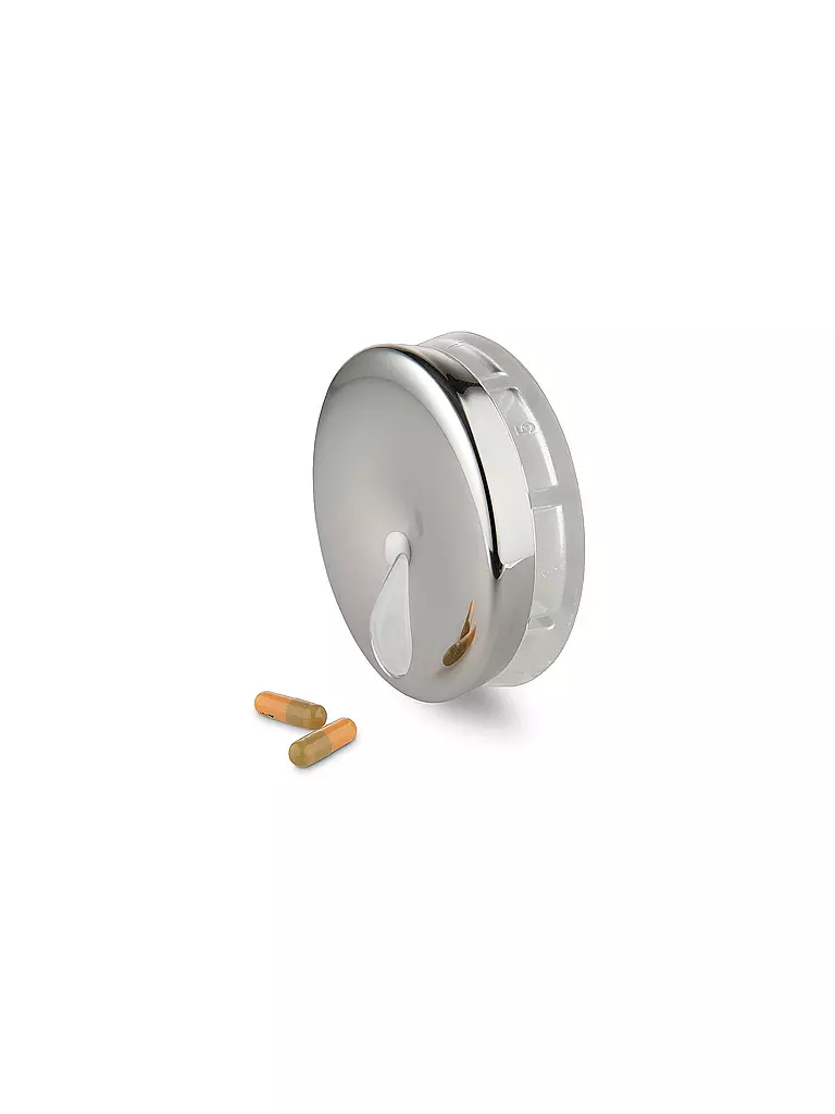 ALESSI | Pastillero YoYo de acero inoxidable | Plata