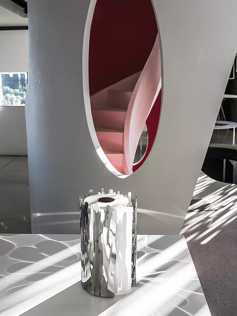 ALESSI | Portarrollos Barkroll 24cm Acero Inoxidable | Plata