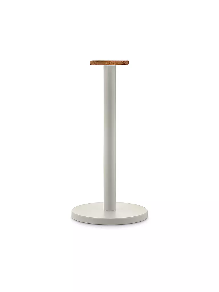 ALESSI | Portarrollos Mattina 33cm Gris Cálido/Bambú | Gris claro