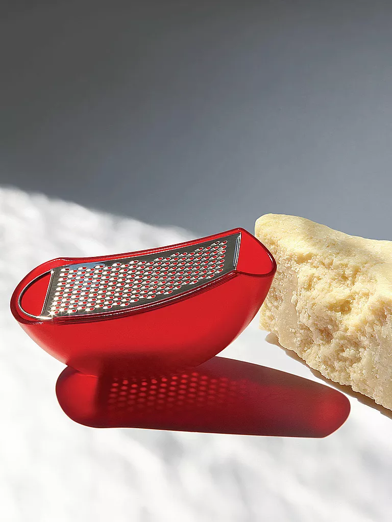 ALESSI | Rallador de queso Parmenide Rojo 15,3 cm | Rojo