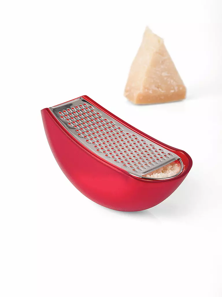 ALESSI | Rallador de queso Parmenide Rojo 15,3 cm | 