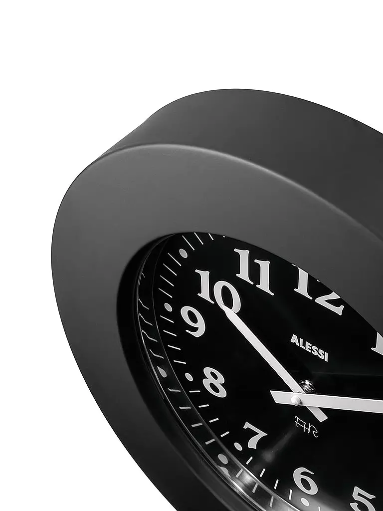 ALESSI | Reloj de pared MOMENTO 40cm Negro | 