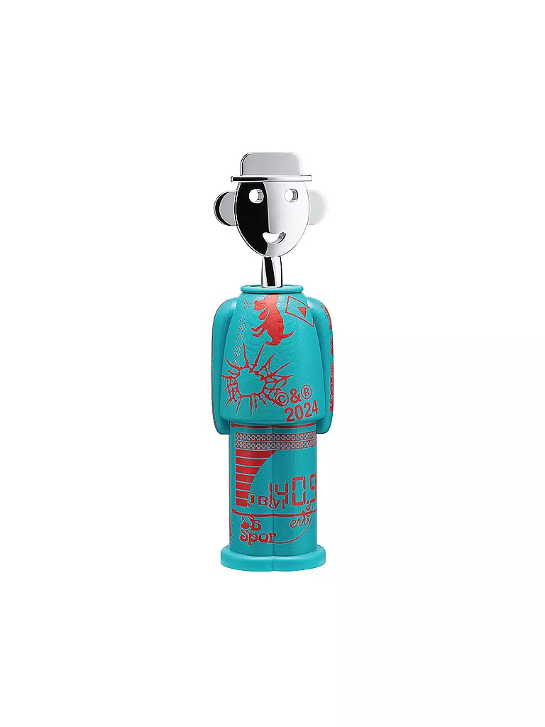 ALESSI | Sacacorchos ALESSANDRO M. LIQUID Azul/Rojo | Azul claro