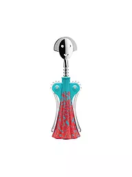 ALESSI | Sacacorchos ANNA-G LIQUID Azul/Rojo | Azul claro