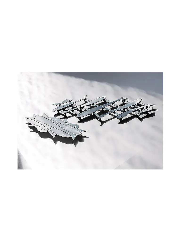 ALESSI | Salvamanteles extensible Perscher Max 51cm acero inoxidable | 