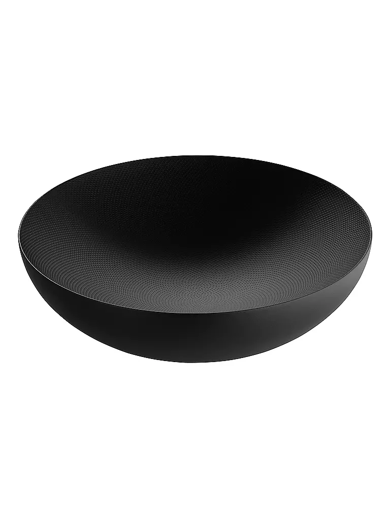 ALESSI | Schale Double Stahl 32cm Schwarz | Negro