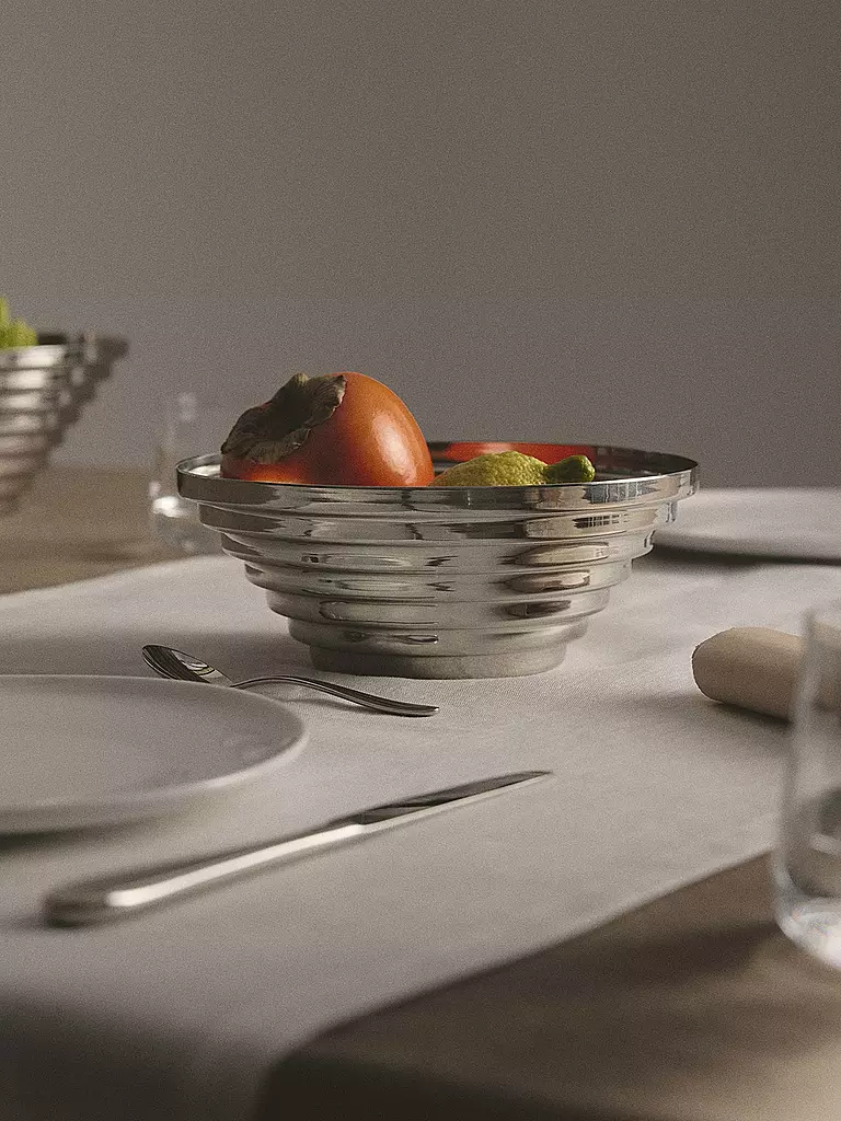 ALESSI | Schale rund MAYA 20cm Edelstahl | Plata