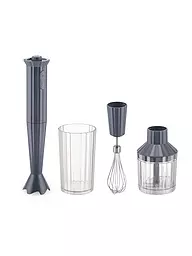 ALESSI | Set de batidora de mano PLISSE 5 piezas TH. Resina/Gris | Gris