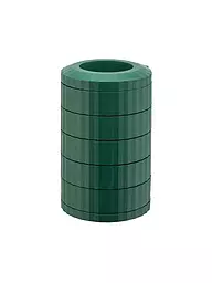 ALESSI | Soporte para cápsulas de café PLISSE Blanco | Verde oscuro