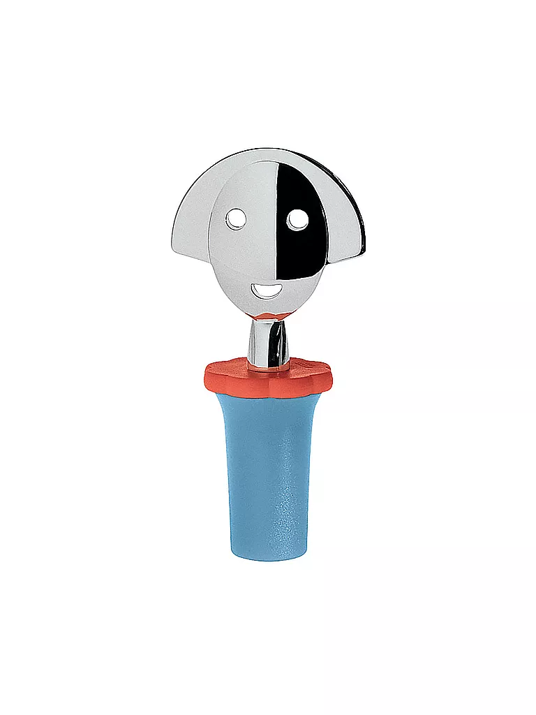 ALESSI | Tapón de botella Anna Stop azul claro 4cm | Azul