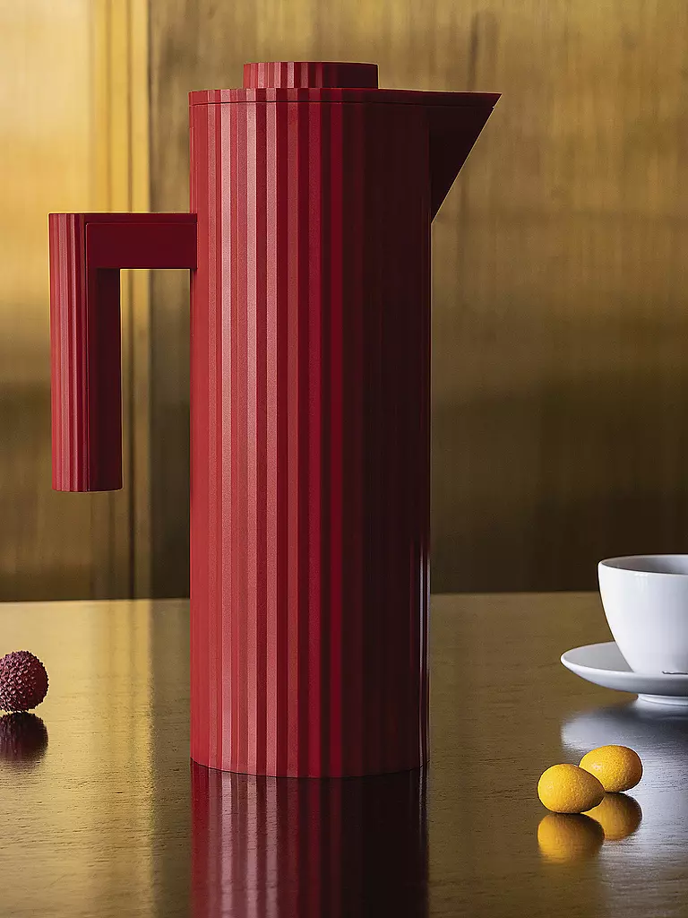 ALESSI | Termo - Jarra isotérmica Plisse 1 l Rojo | Rojo
