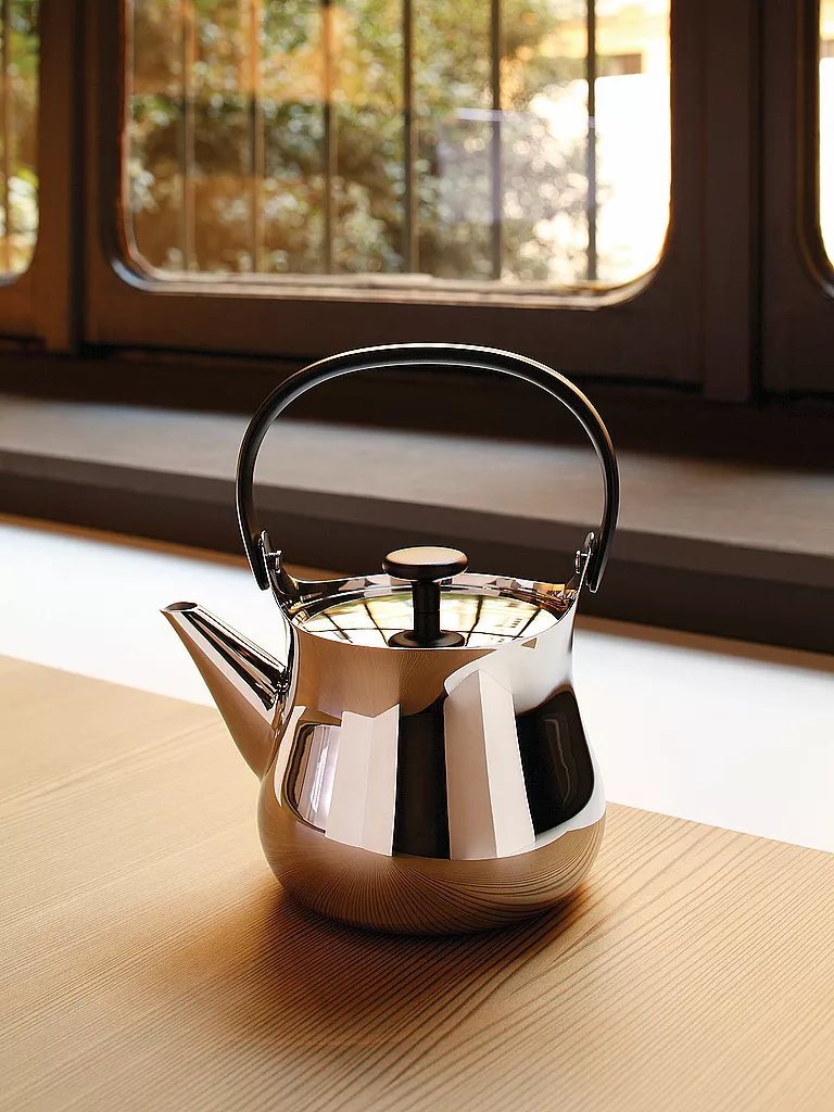 ALESSI | Tetera / Hervidor de agua 0,9 l Acero inoxidable | Plata