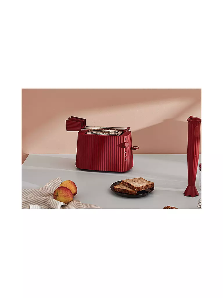 ALESSI | Tostadora Plissé Rojo MDL08 R | Rojo