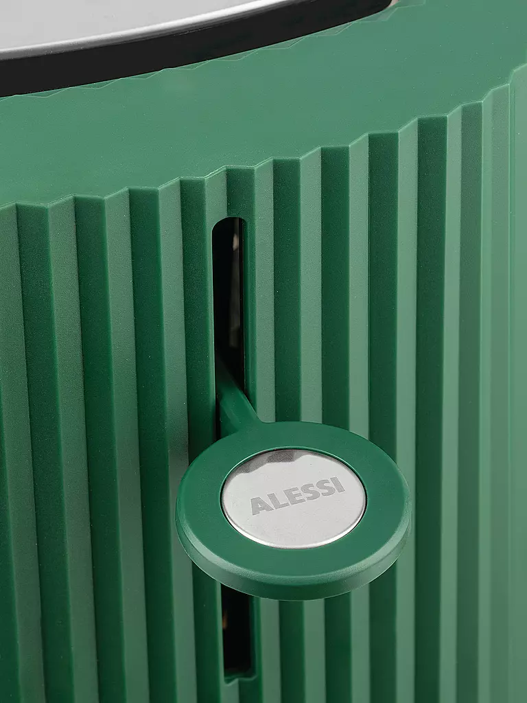 ALESSI | Tostadora Plisse Verde MDL08 GR | Verde oscuro