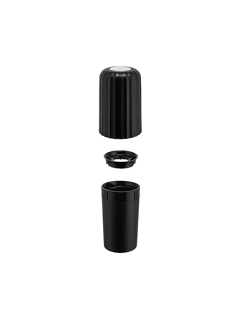 ALESSI | Triturador de cápsulas PLISSE Negro |