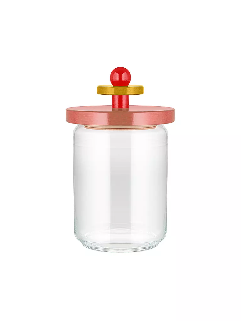 ALESSI | Vorratsglas Lindenholz 1L | Multicolor