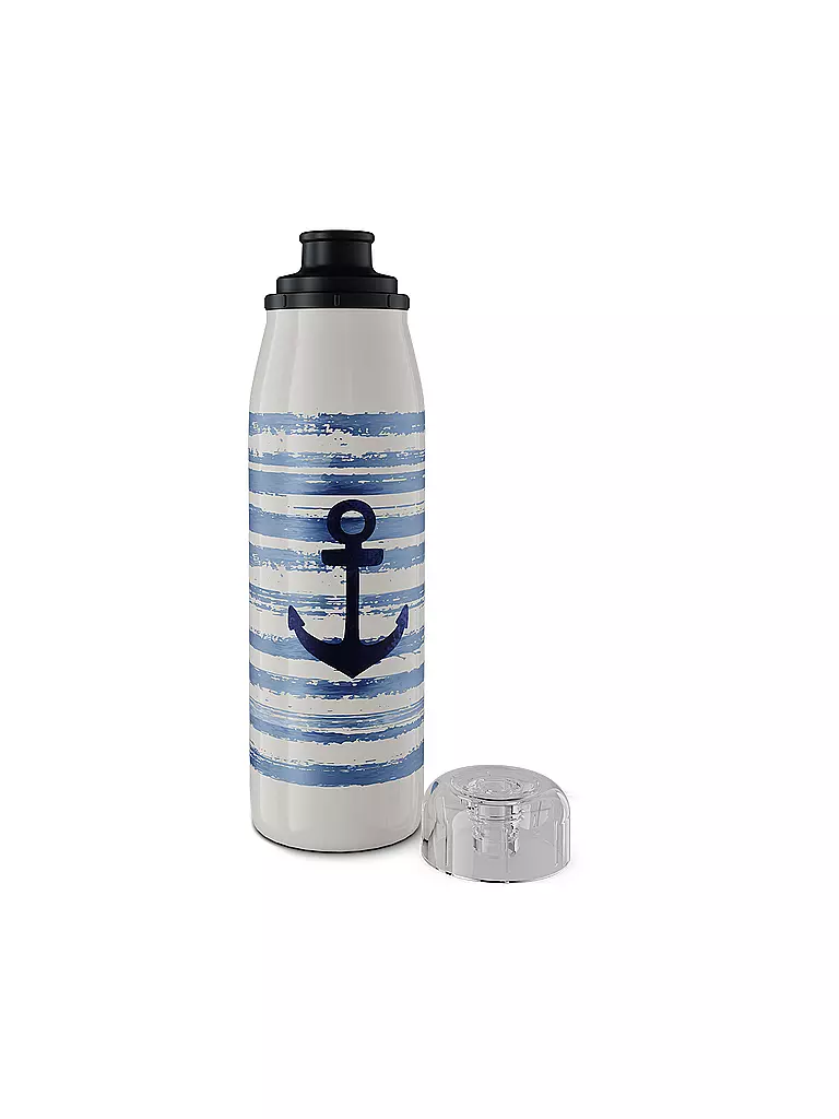 ALFI | Botella termo - Termo para niños 0,5l Navy | Blanco