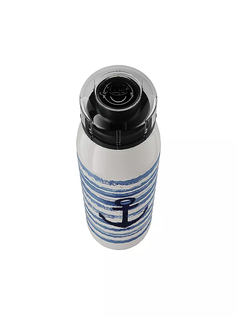 ALFI | Botella termo - Termo para niños 0,5l Navy | Blanco