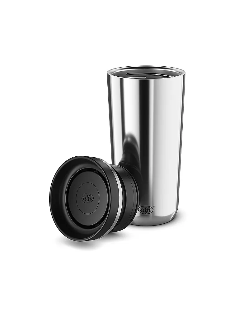 ALFI | Vaso térmico para café 0,38l MUG PRO acero inoxidable | Plata