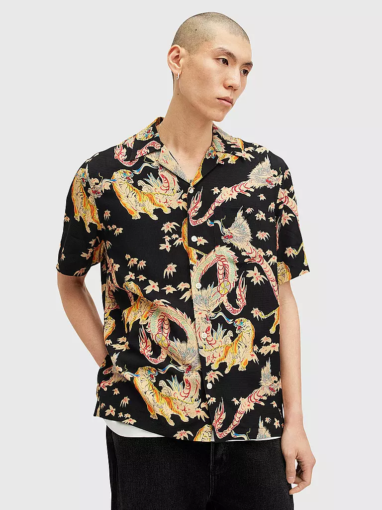 ALLSAINTS | Camisa DRAGON | Negro