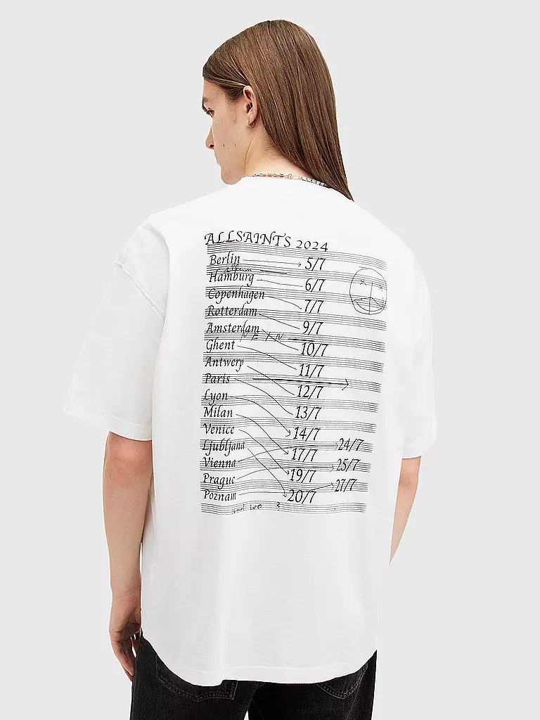 ALLSAINTS | Camiseta BRACKEN | Blanco