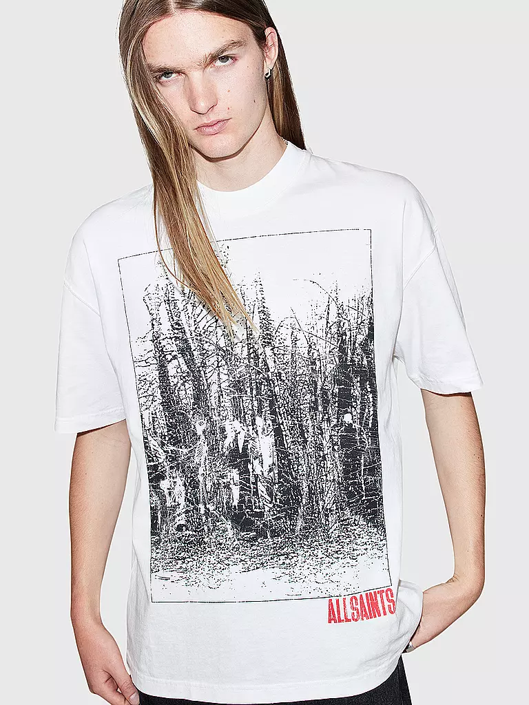 ALLSAINTS | Camiseta BRACKEN | Blanco