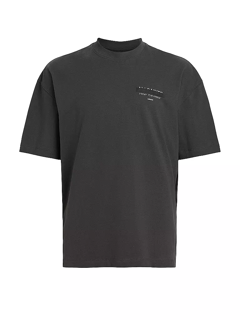 ALLSAINTS | Camiseta de corte oversized REDACT | Negro