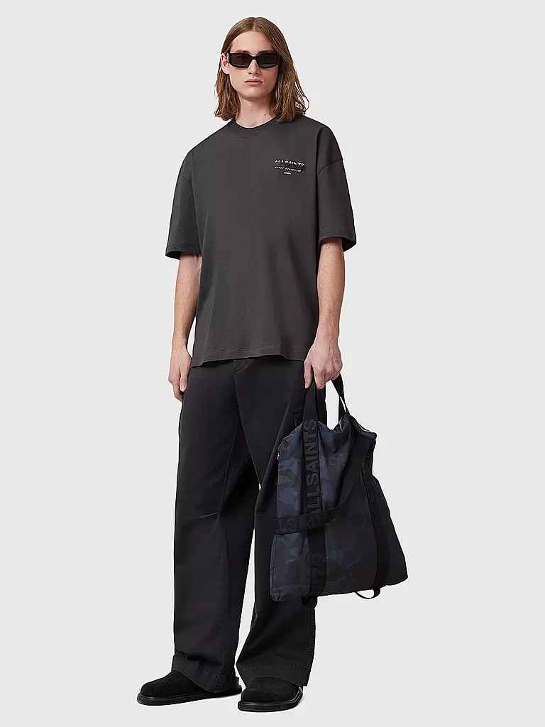 ALLSAINTS | Camiseta de corte oversized REDACT | Negro