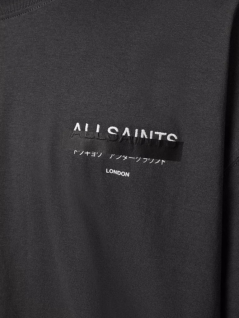 ALLSAINTS | Camiseta de corte oversized REDACT | Negro