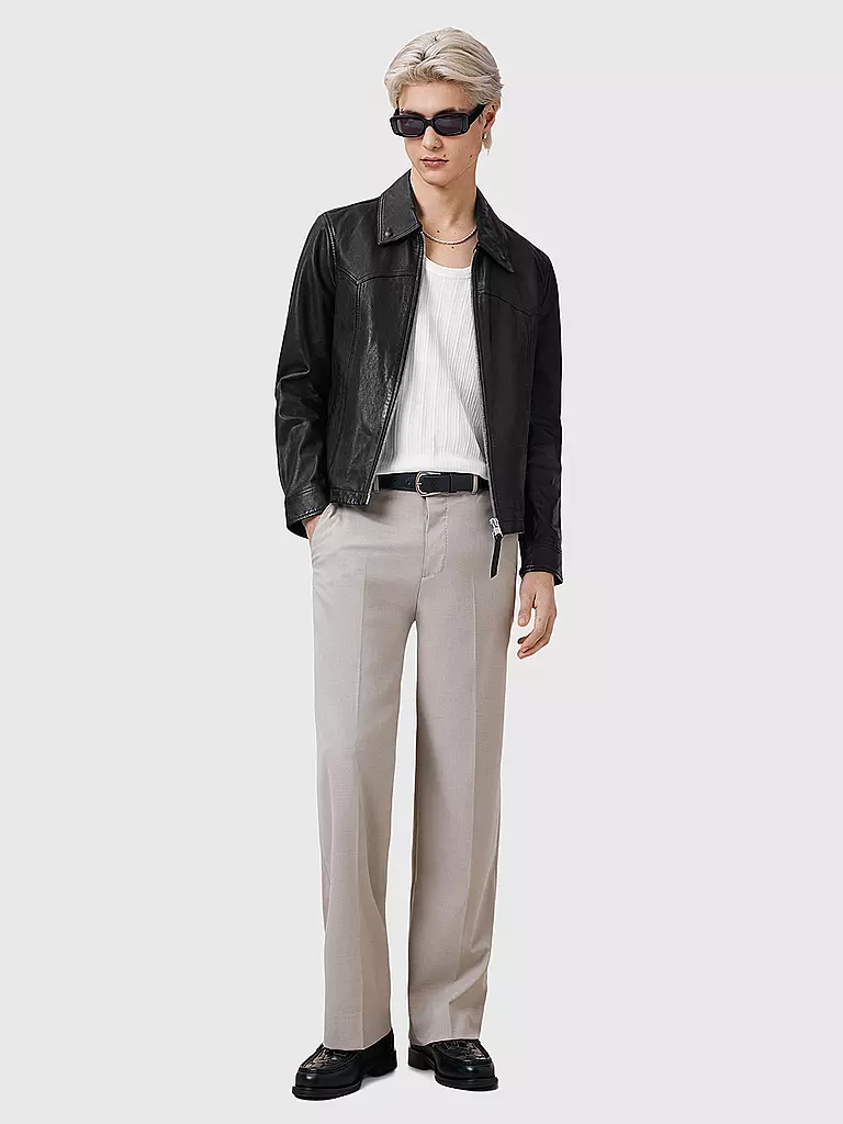 ALLSAINTS | Cazadora de cuero NELLCOT | Negro