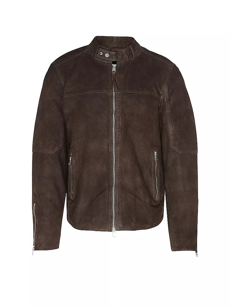 ALLSAINTS | Chaqueta de cuero CORA | Marrón