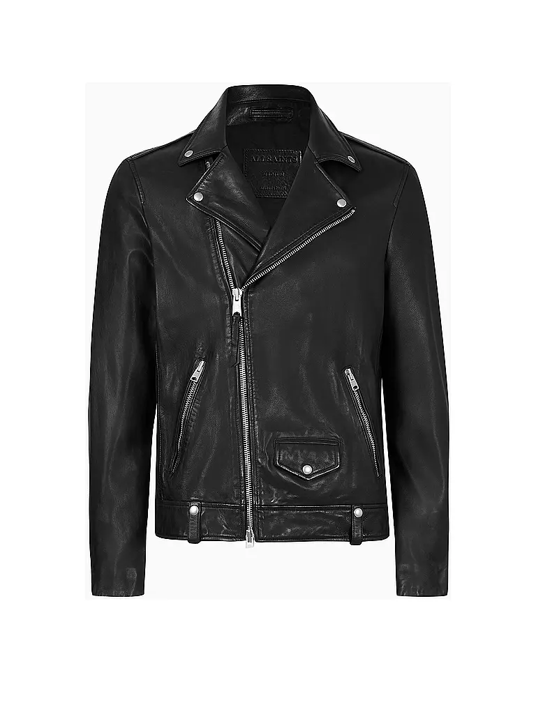 ALLSAINTS | Chaqueta de cuero Milo | Negro