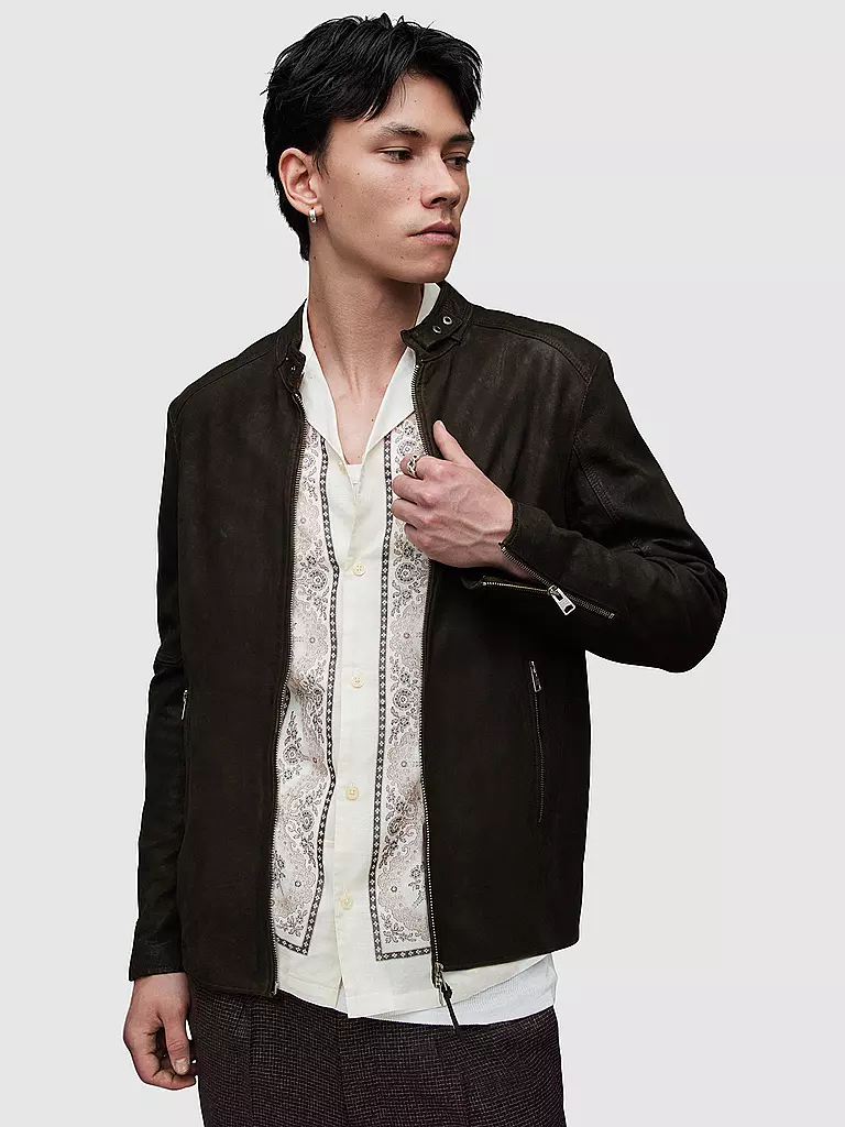 ALLSAINTS | Lederjacke CORA | Gris