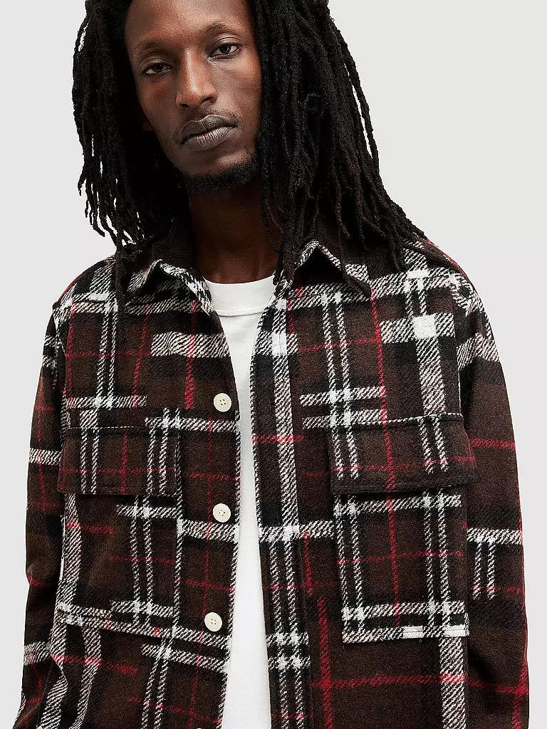 ALLSAINTS | Overshirt REDWOOD  | Marrón