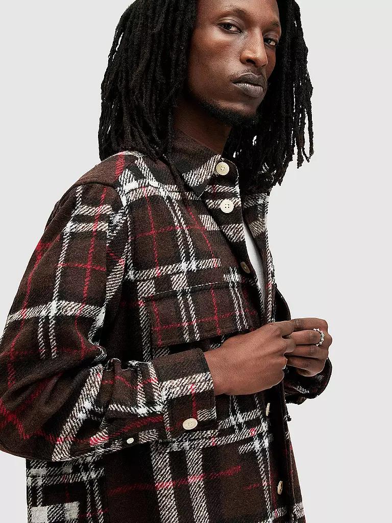 ALLSAINTS | Overshirt REDWOOD  | Marrón