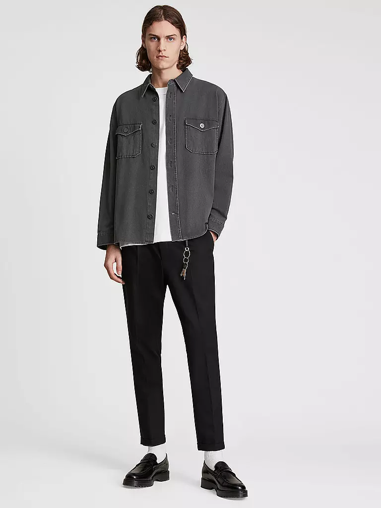 ALLSAINTS | Pantalones Slim Fit 7/8 Tallis | Negro