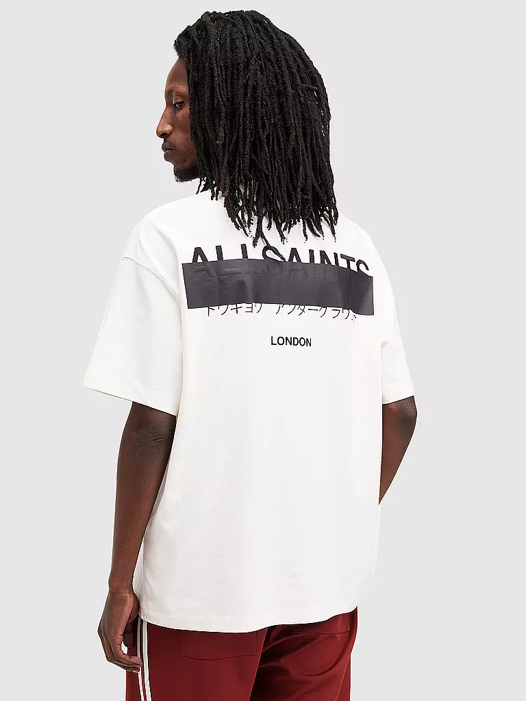 ALLSAINTS | T-Shirt Oversized Fit REDACT | Blanco