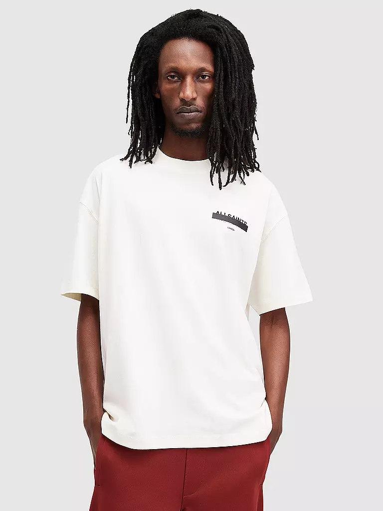 ALLSAINTS | T-Shirt Oversized Fit REDACT | Blanco