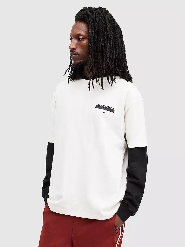 ALLSAINTS | T-Shirt Oversized Fit REDACT | Blanco