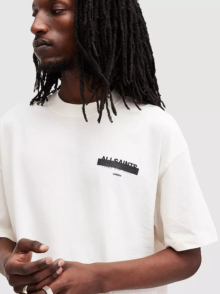 ALLSAINTS | T-Shirt Oversized Fit REDACT | Blanco