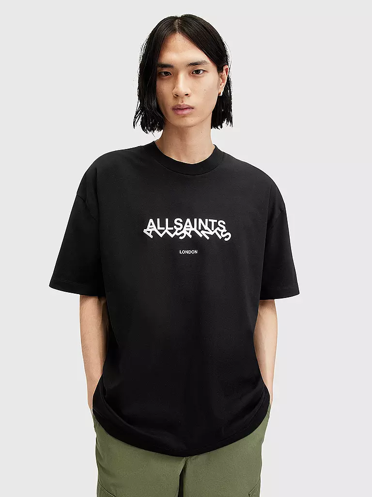 ALLSAINTS | T-Shirt SLANTED | Negro