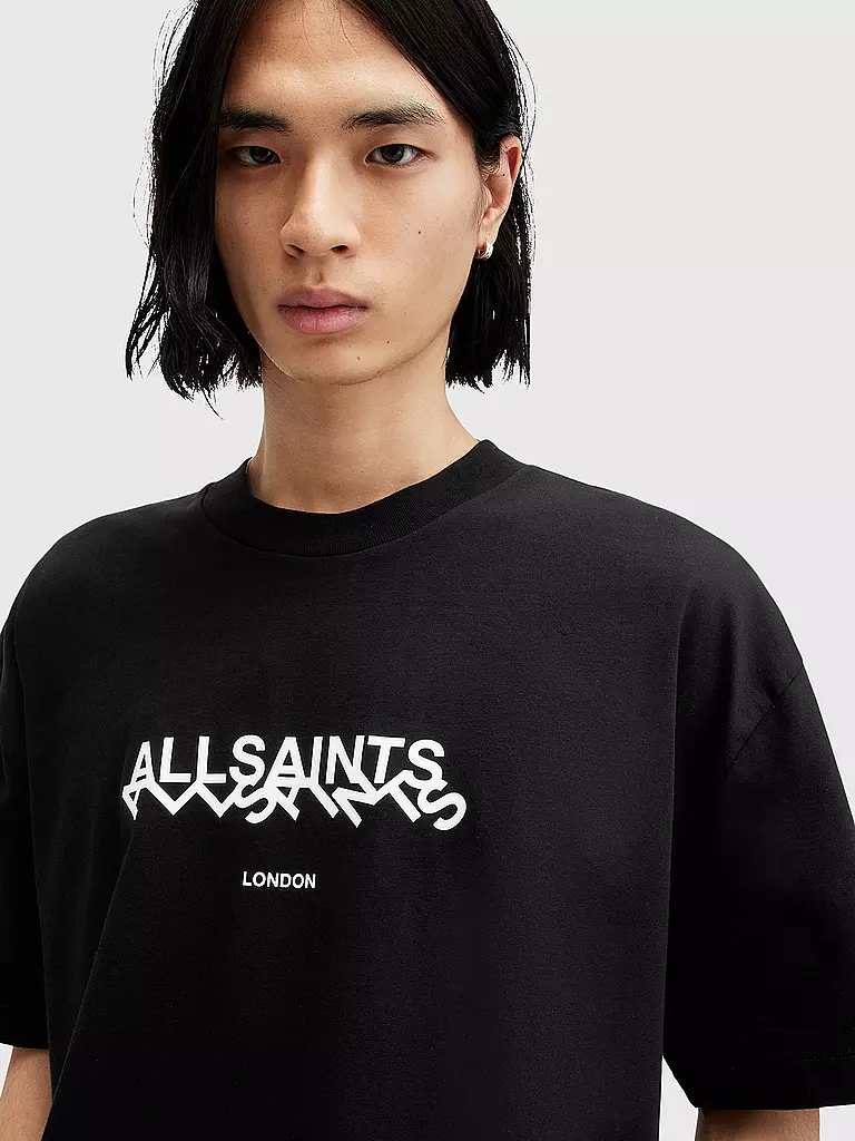 ALLSAINTS | T-Shirt SLANTED | Negro