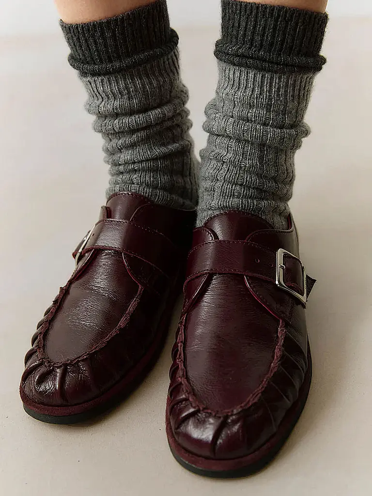 ALOHAS | Mocasines BRANDY | Rojo oscuro