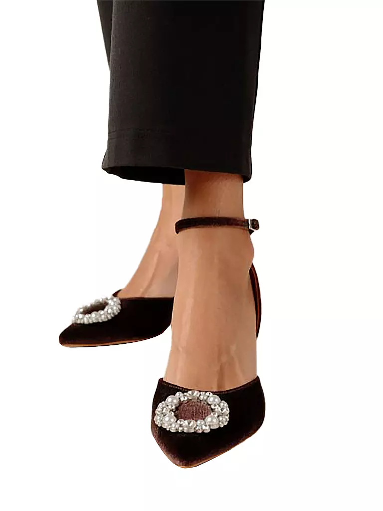 ALOHAS | Pumps CINDERELLA CRYSTAL | Marrón