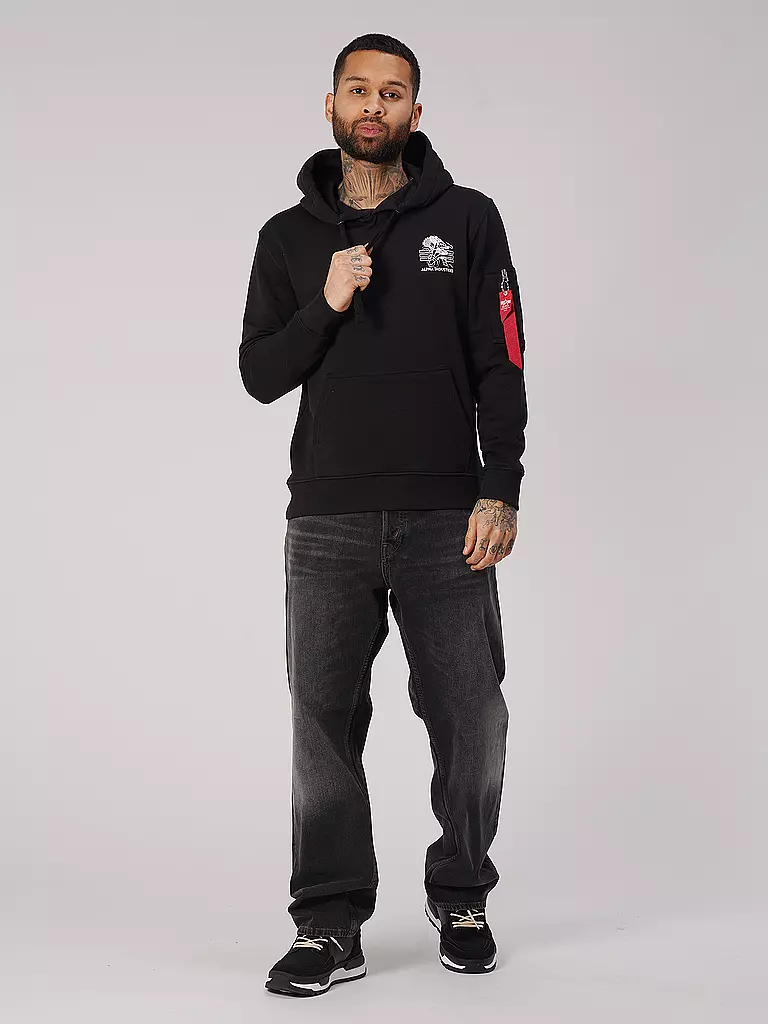 ALPHA INDUSTRIES | Kapuzensweater - Hoodie  | Negro