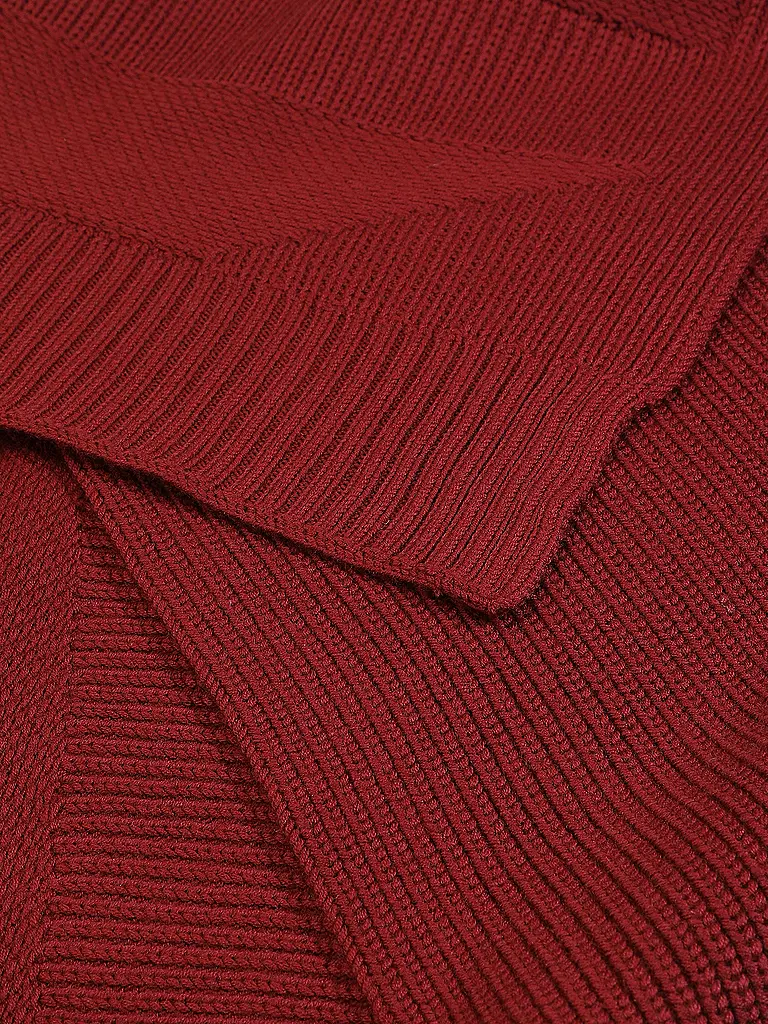 ALPHATAURI | Bufanda AMBAR | Rojo oscuro