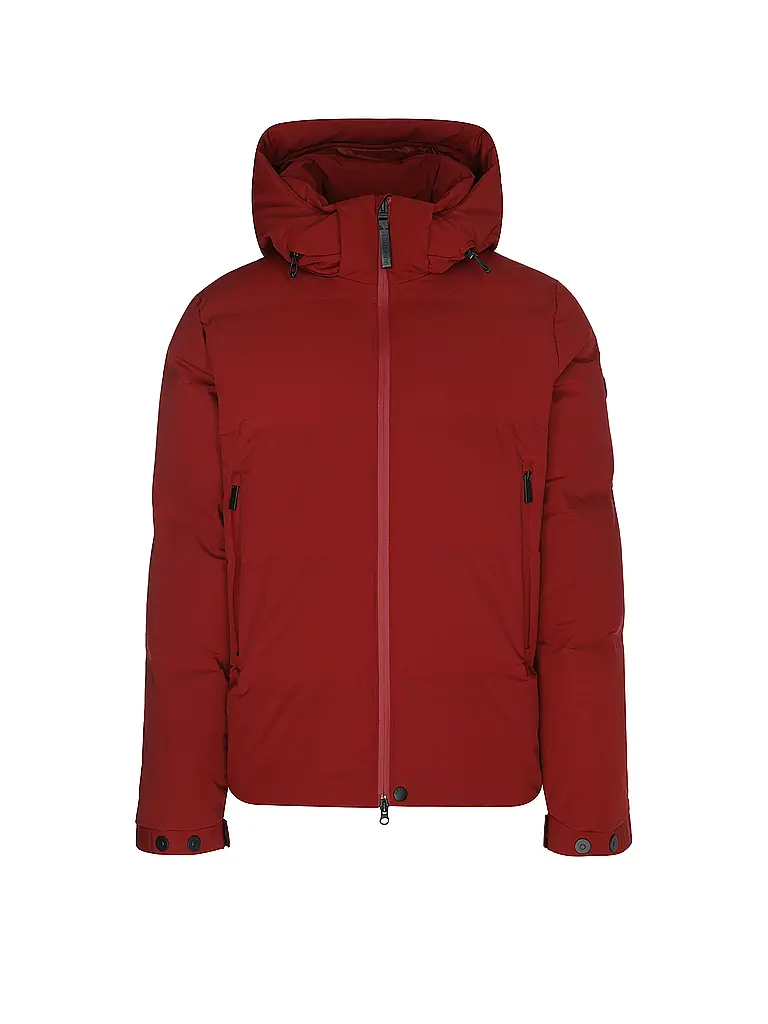 ALPHATAURI | Chaqueta acolchada de plumón ODORU | Rojo oscuro