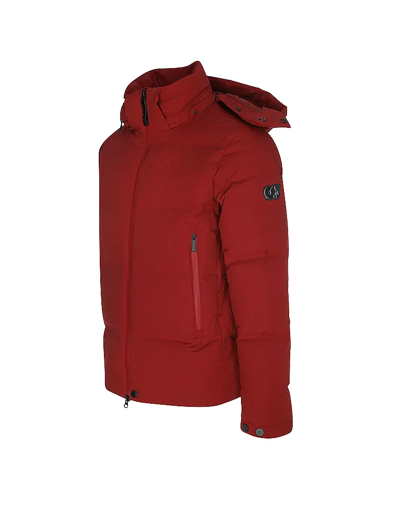ALPHATAURI | Chaqueta acolchada de plumón ODORU | Rojo oscuro