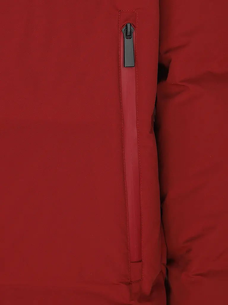 ALPHATAURI | Chaqueta acolchada de plumón ODORU | Rojo oscuro