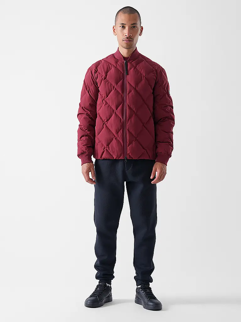 ALPHATAURI | Chaqueta acolchada ligera OCTAL | Rojo oscuro